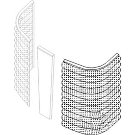 Aftermarket S.60028 Grille, Left Hand for Mf 183662M1